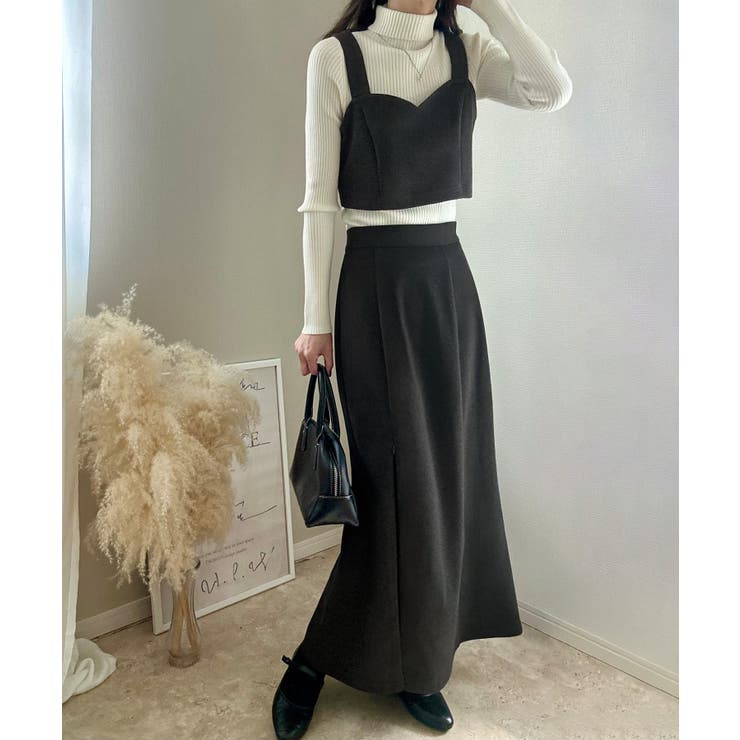 ハートビスチェ+ジップスリットスカートセット | LAUIR | 詳細画像12 