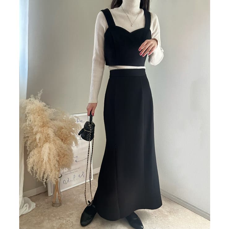 ハートビスチェ+ジップスリットスカートセット | LAUIR | 詳細画像2 