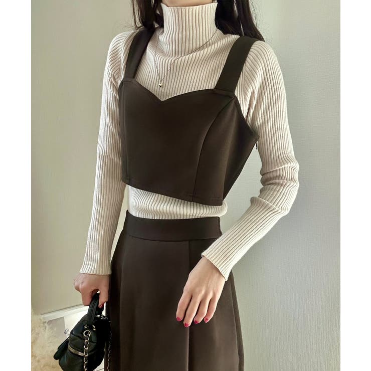 ハートビスチェ+ジップスリットスカートセット | LAUIR | 詳細画像5 