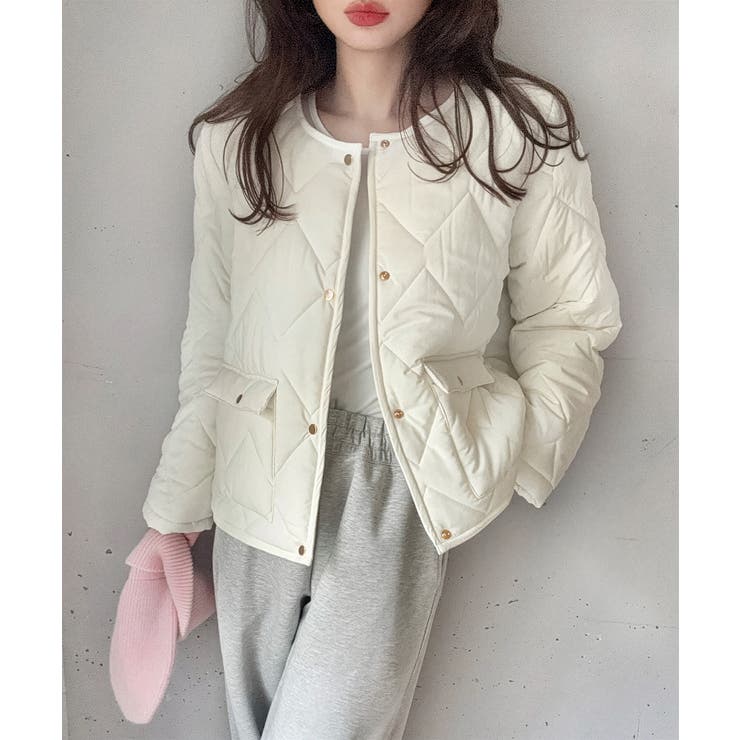 金釦キルティングジャケット | LAUIR | 詳細画像1 