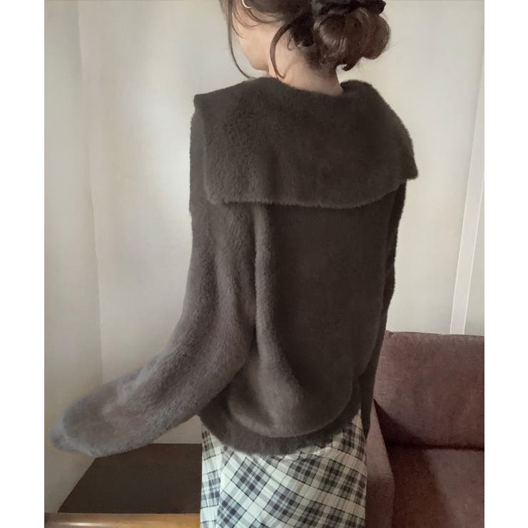 リボンシャギーニットプルオーバー | LAUIR | 詳細画像2 