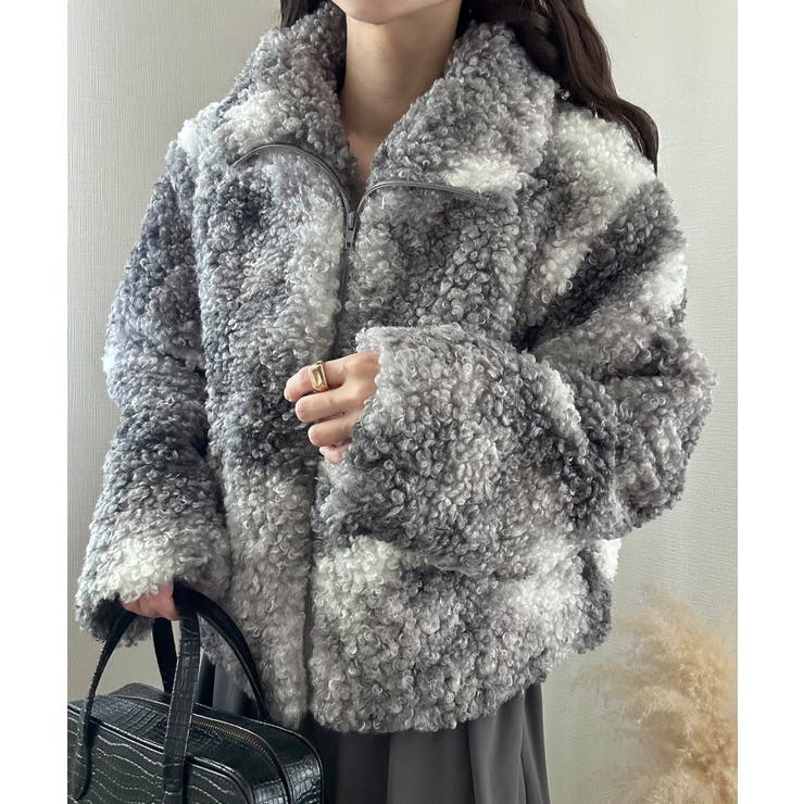 ショート丈ボアブルゾン | LAUIR | 詳細画像10 