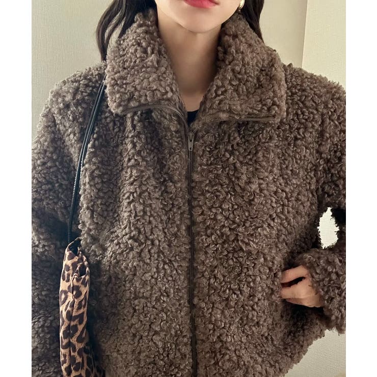 ショート丈ボアブルゾン | LAUIR | 詳細画像11 