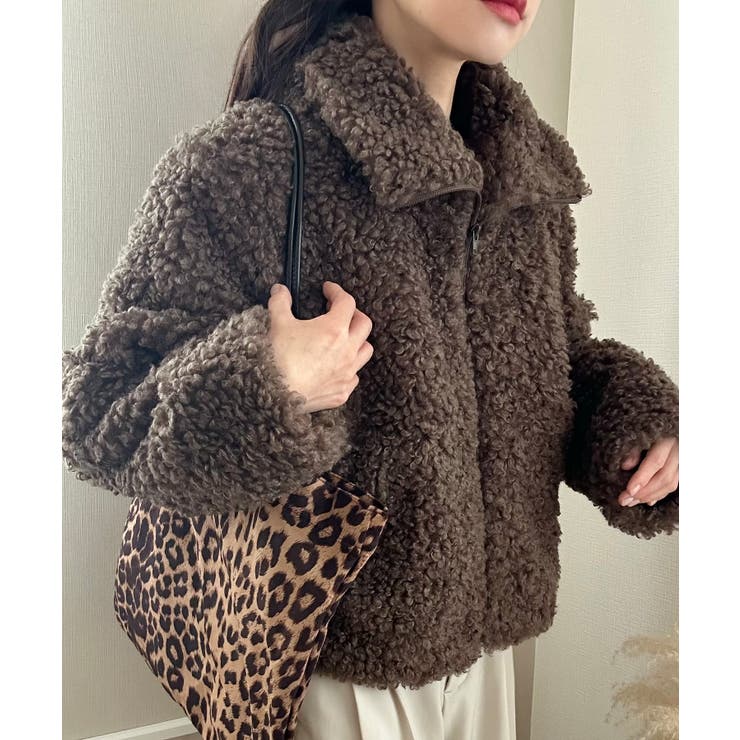 ショート丈ボアブルゾン | LAUIR | 詳細画像12 