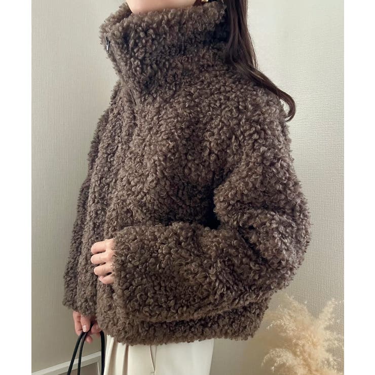 ショート丈ボアブルゾン | LAUIR | 詳細画像13 