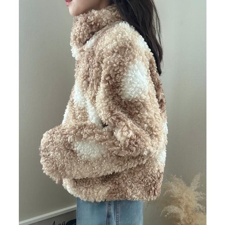 ショート丈ボアブルゾン | LAUIR | 詳細画像4 