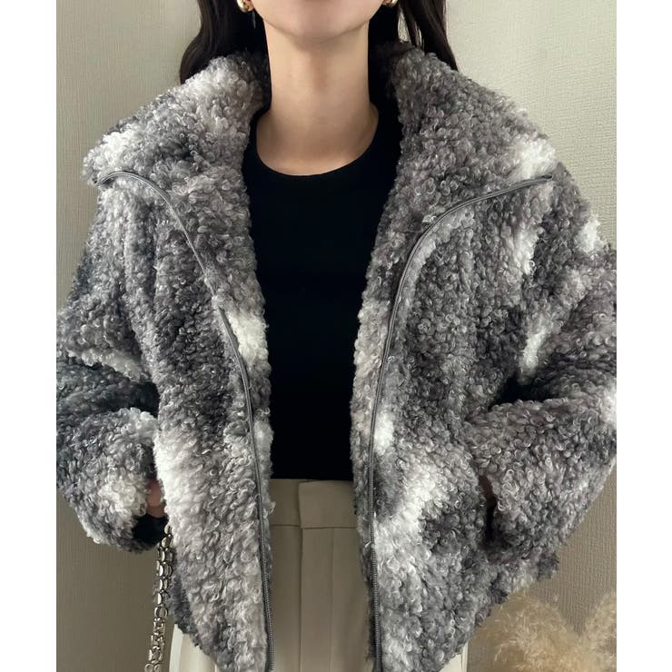 ショート丈ボアブルゾン | LAUIR | 詳細画像7 