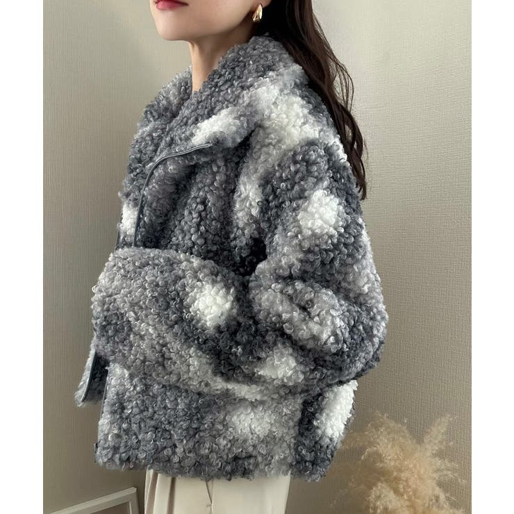 ショート丈ボアブルゾン | LAUIR | 詳細画像8 