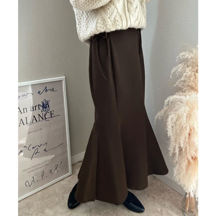 サイドレースアップマーメイドスカート | LAUIR | 詳細画像6 