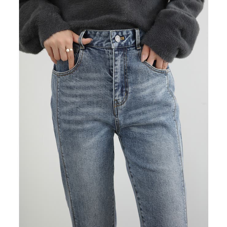 CENEA ストレッチスリットフレアデニム | JUNOAH | 詳細画像5 