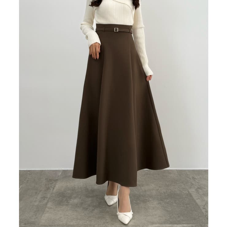 CENEA 【選べる】細ベルト付きハイウエススカート（マーメイド／フレア） | JUNOAH | 詳細画像27 