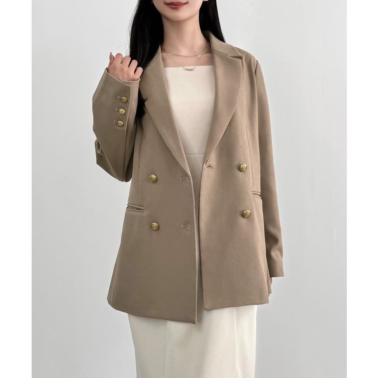 CENEA バックレースアップテーラードジャケット | JUNOAH | 詳細画像12 