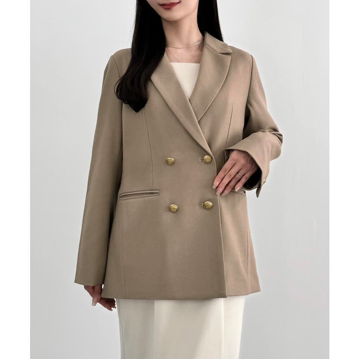 CENEA バックレースアップテーラードジャケット | JUNOAH | 詳細画像13 