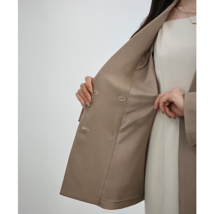 CENEA バックレースアップテーラードジャケット | JUNOAH | 詳細画像15 