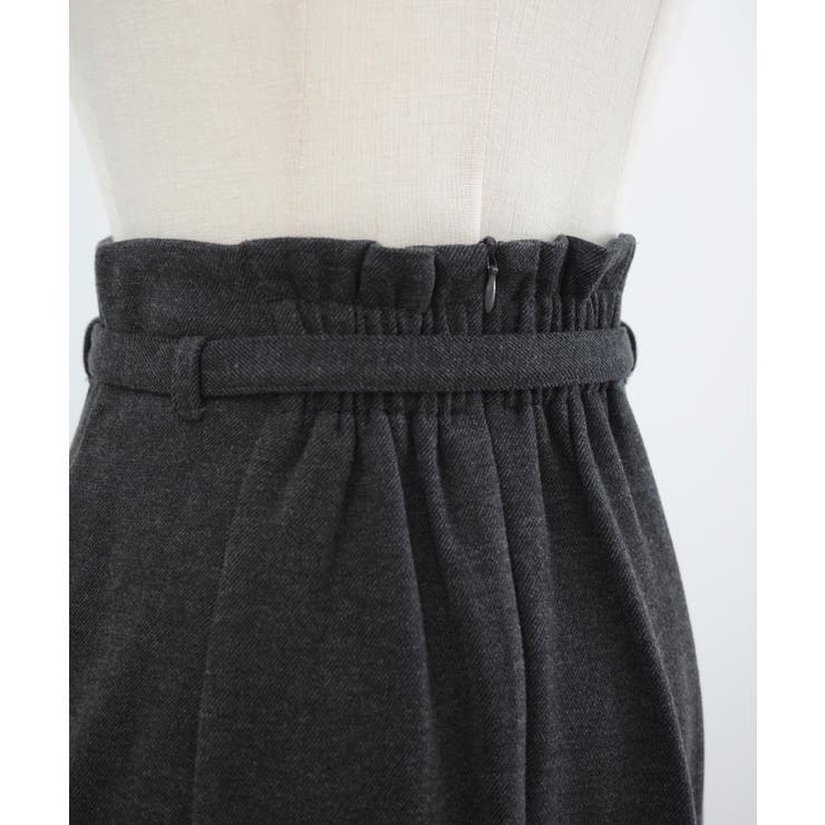 CENEA スリットジップIラインスカート(伸縮あり、あったか生地、裏地なし) | JUNOAH | 詳細画像16 