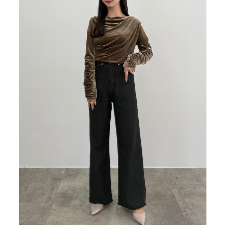 CENEA ドレープベロアトップス | JUNOAH | 詳細画像12 