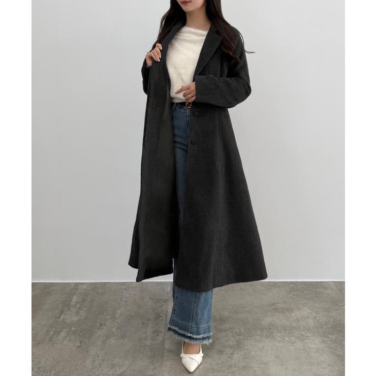 CENEA ウエストシェイプシングルチェスターコート | JUNOAH | 詳細画像10 