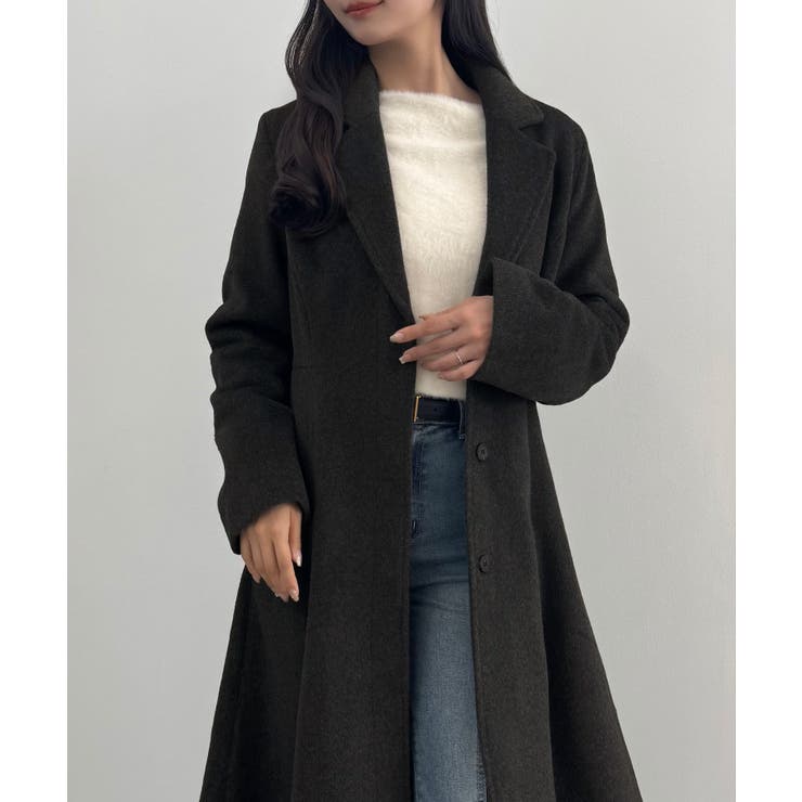 CENEA ウエストシェイプシングルチェスターコート | JUNOAH | 詳細画像12 