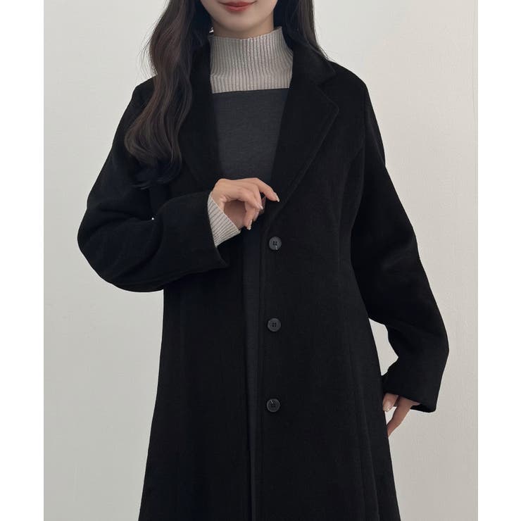 CENEA ウエストシェイプシングルチェスターコート | JUNOAH | 詳細画像4 