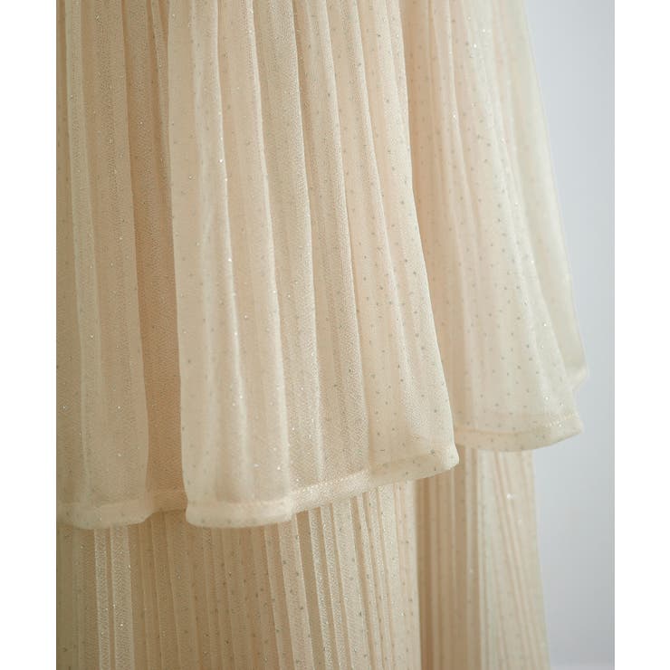 CENEA ラメチュールプリーツティアードスカート | JUNOAH | 詳細画像11 