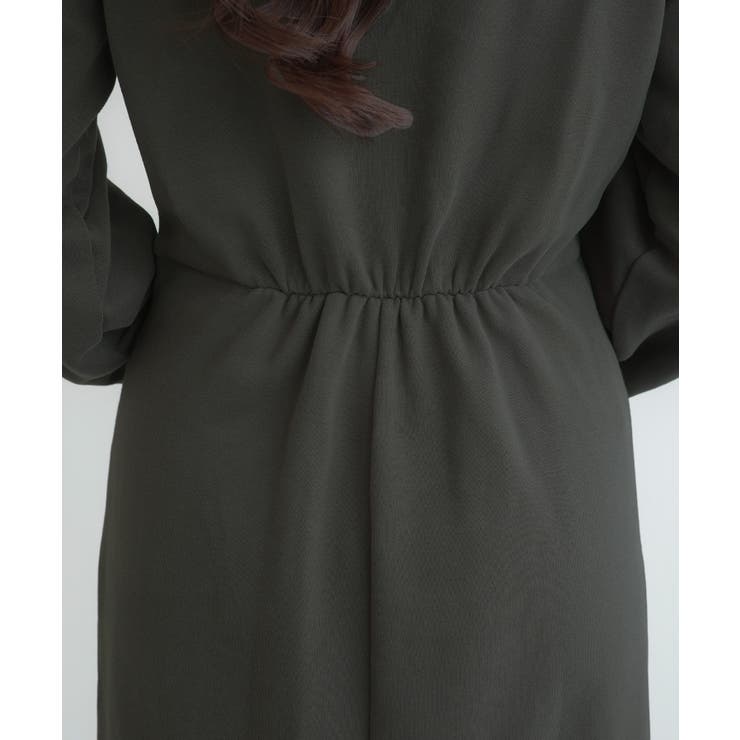 CENEA 裏起毛裾ファスナーIラインワンピース | JUNOAH | 詳細画像23 