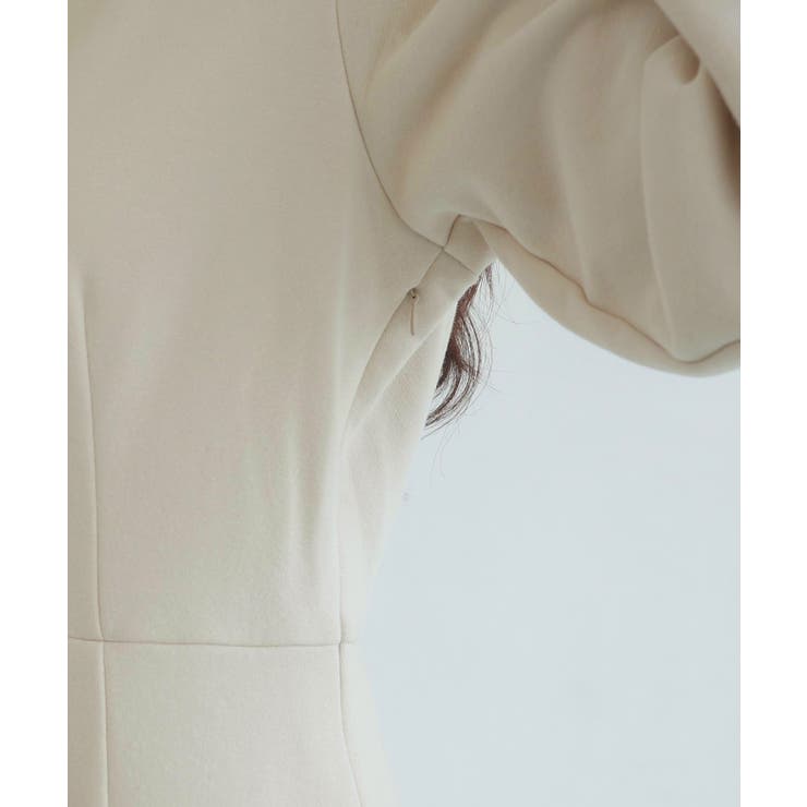 CENEA 裏起毛裾ファスナーIラインワンピース | JUNOAH | 詳細画像7 