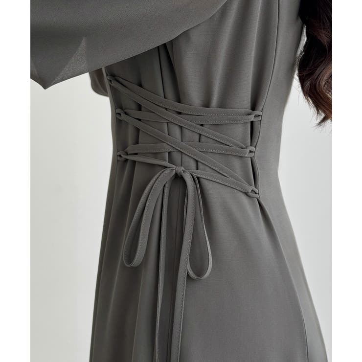 CENEA キャンディースリーブシアーコルセットワンピース | JUNOAH | 詳細画像11 