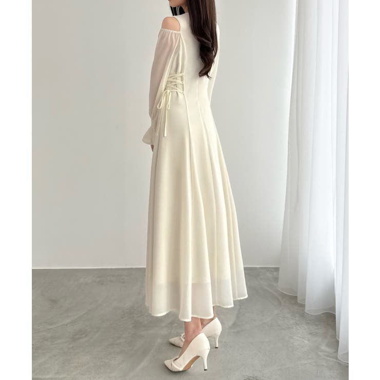 CENEA キャンディースリーブシアーコルセットワンピース | JUNOAH | 詳細画像14 