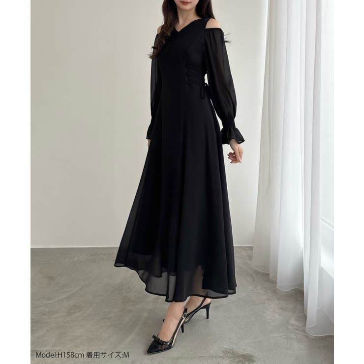 CENEA キャンディースリーブシアーコルセットワンピース | JUNOAH | 詳細画像2 