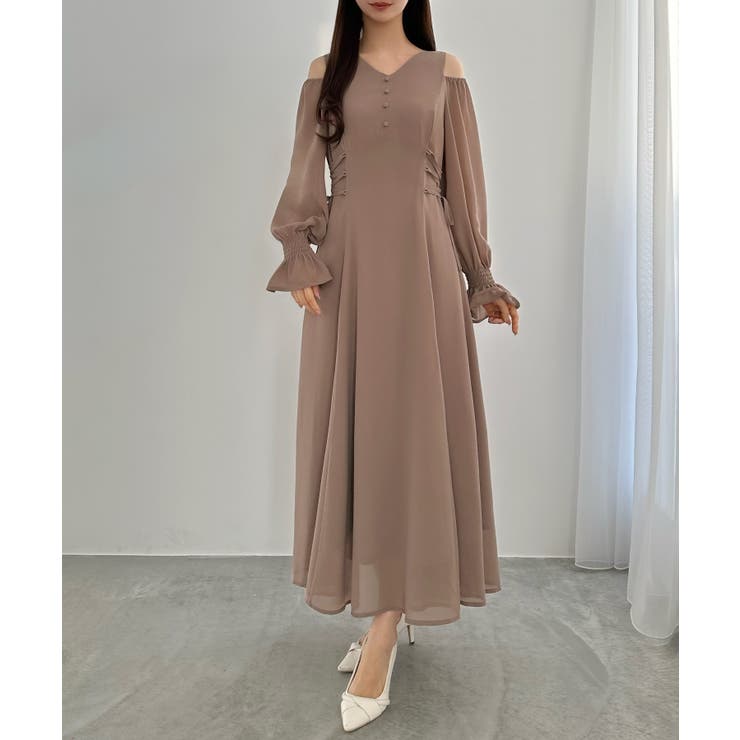 CENEA キャンディースリーブシアーコルセットワンピース | JUNOAH | 詳細画像18 