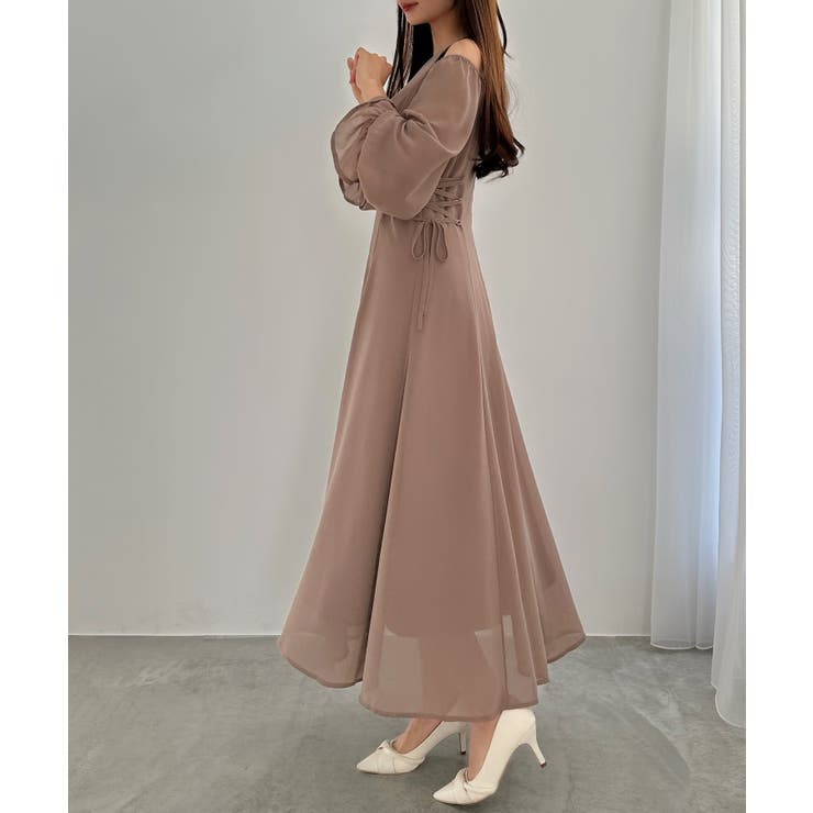 CENEA キャンディースリーブシアーコルセットワンピース | JUNOAH | 詳細画像21 