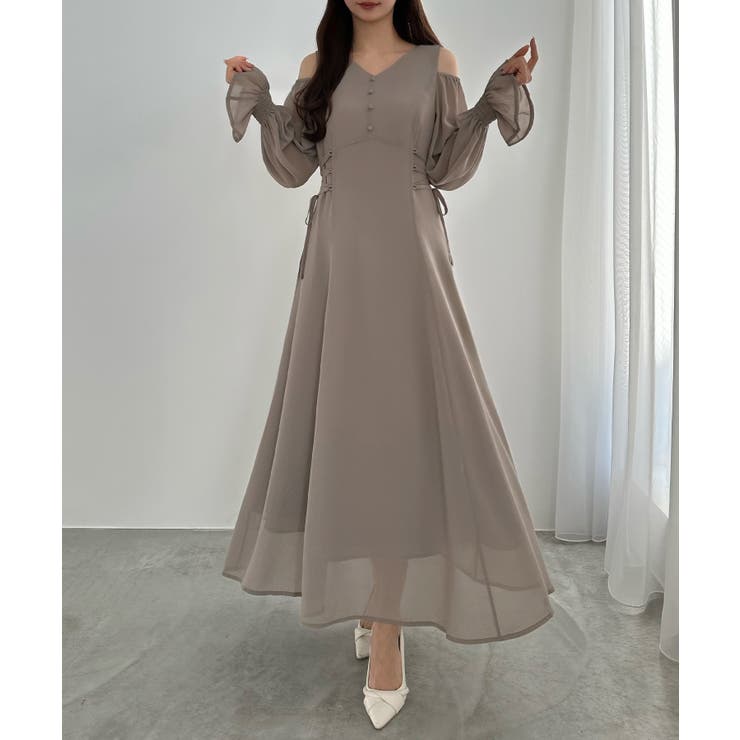 CENEA キャンディースリーブシアーコルセットワンピース | JUNOAH | 詳細画像23 