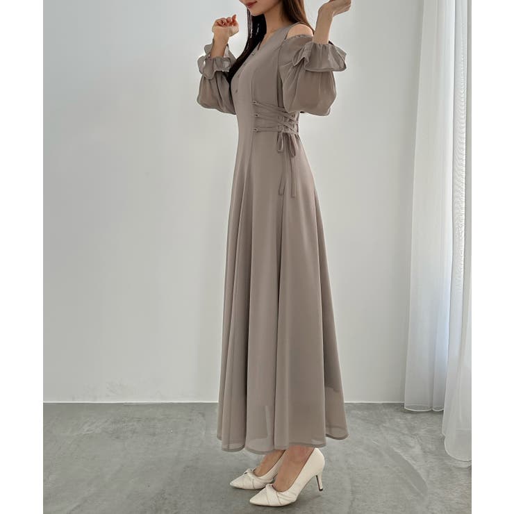 CENEA キャンディースリーブシアーコルセットワンピース | JUNOAH | 詳細画像25 