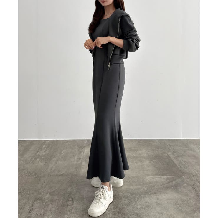 CENEA ショートパーカー＋マーメイドキャミワンピースＳＥＴ | JUNOAH | 詳細画像10 