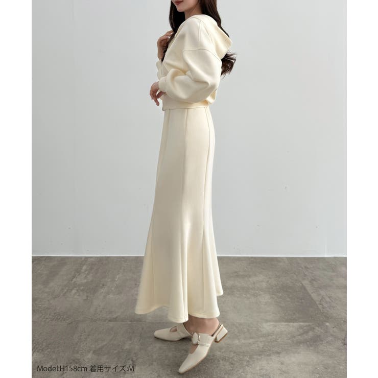 CENEA ショートパーカー＋マーメイドキャミワンピースＳＥＴ | JUNOAH | 詳細画像2 