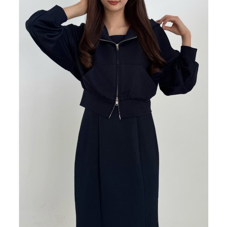 CENEA ショートパーカー＋マーメイドキャミワンピースＳＥＴ | JUNOAH | 詳細画像23 