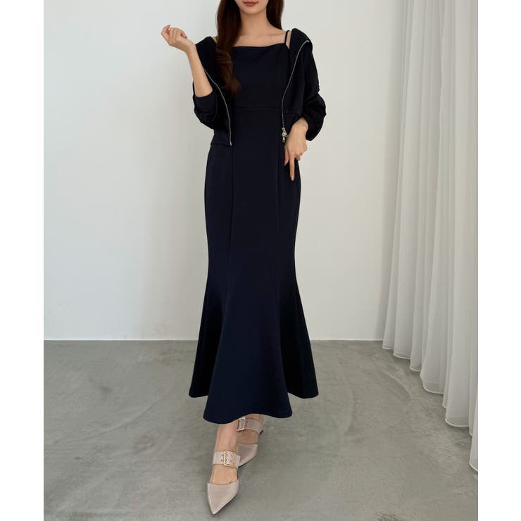 CENEA ショートパーカー＋マーメイドキャミワンピースＳＥＴ | JUNOAH | 詳細画像24 