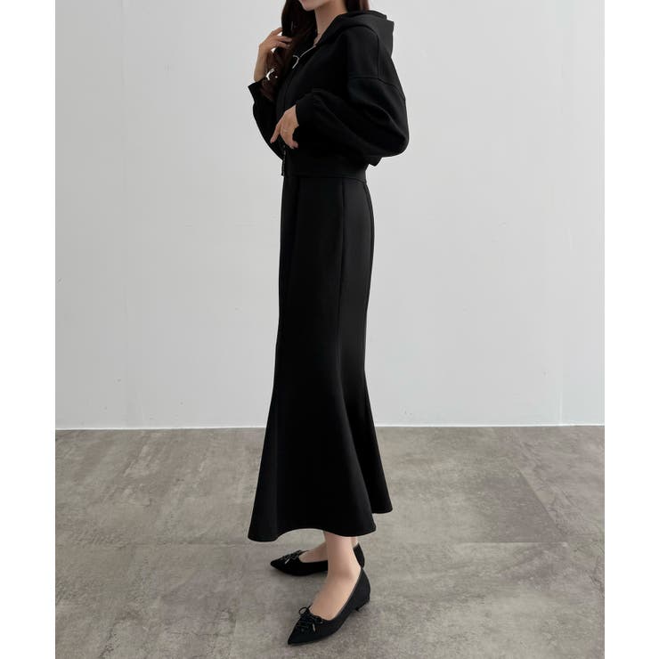 CENEA ショートパーカー＋マーメイドキャミワンピースＳＥＴ | JUNOAH | 詳細画像7 