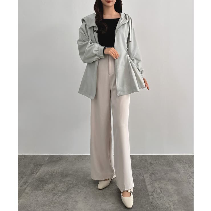 CENEA サイドレースアップマウンテンパーカー | JUNOAH | 詳細画像11 