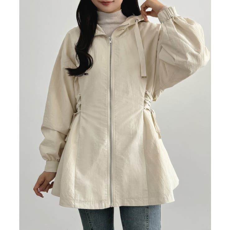 CENEA サイドレースアップマウンテンパーカー | JUNOAH | 詳細画像5 