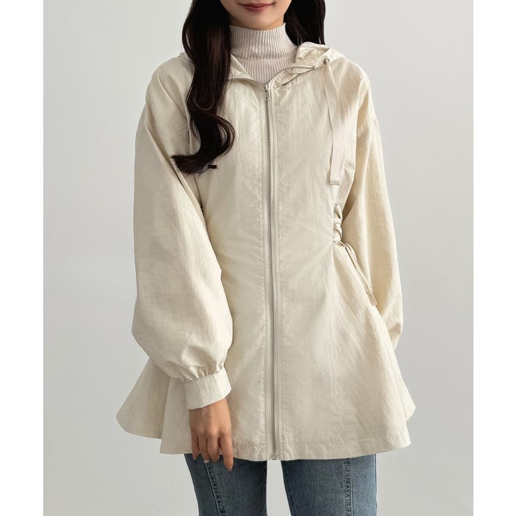 CENEA サイドレースアップマウンテンパーカー | JUNOAH | 詳細画像6 