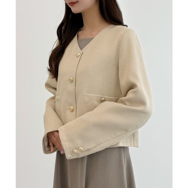 CENEA サマーツイードジャケット | JUNOAH | 詳細画像10 