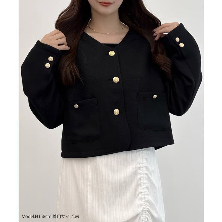 CENEA サマーツイードジャケット | JUNOAH | 詳細画像2 