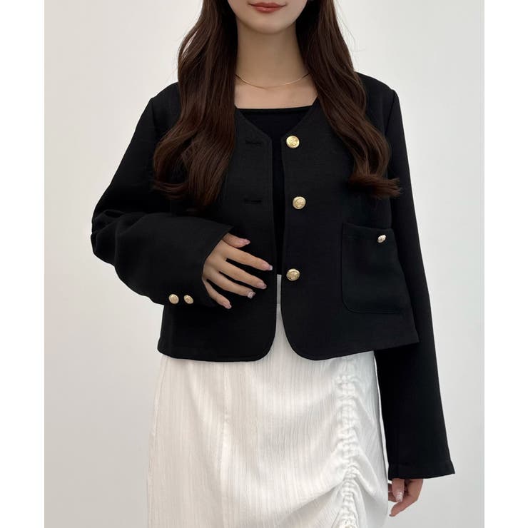 CENEA サマーツイードジャケット | JUNOAH | 詳細画像4 