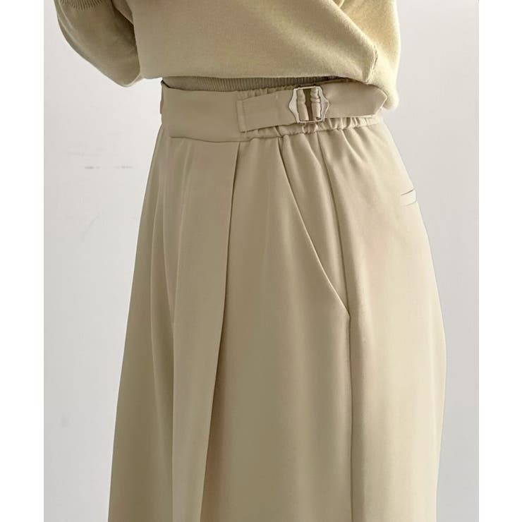 CENEA サイドベルトワイドストレートパンツ | JUNOAH | 詳細画像6 