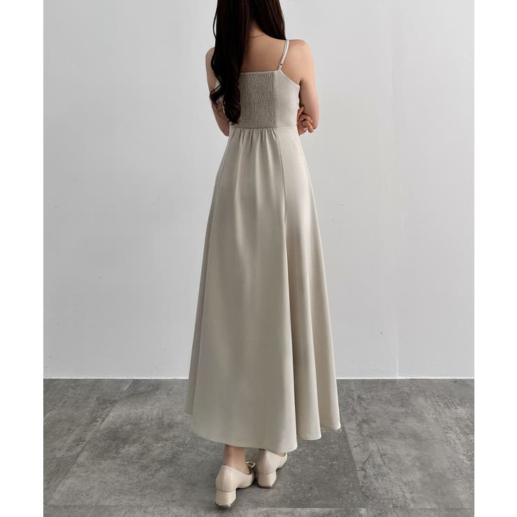 CENEA シアーラメニット＋フレアキャミワンピースSET | JUNOAH | 詳細画像8 