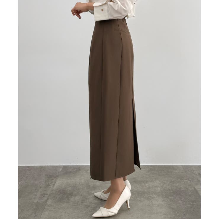 CENEA ハイウエストジップIラインスカート(通年生地) | JUNOAH | 詳細画像10 