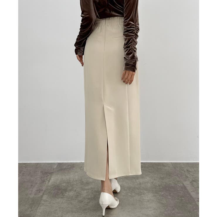 CENEA ハイウエストジップIラインスカート(通年生地) | JUNOAH | 詳細画像15 