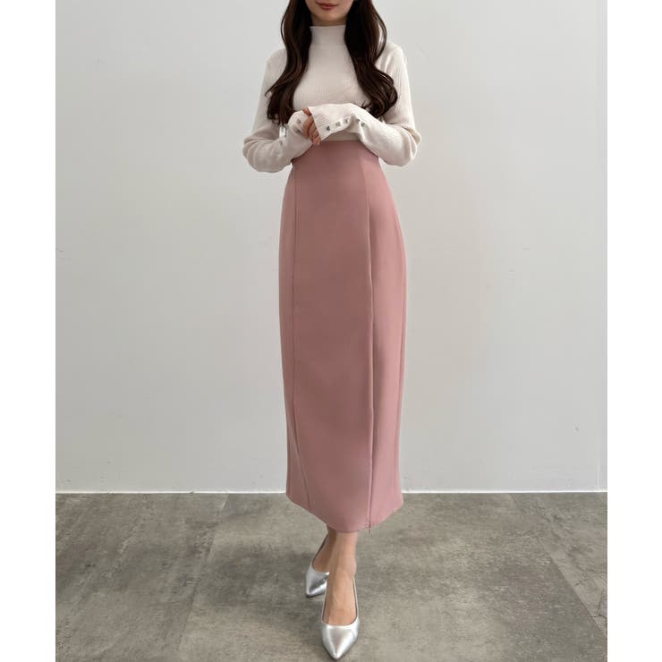 CENEA ハイウエストジップIラインスカート(通年生地) | JUNOAH | 詳細画像18 