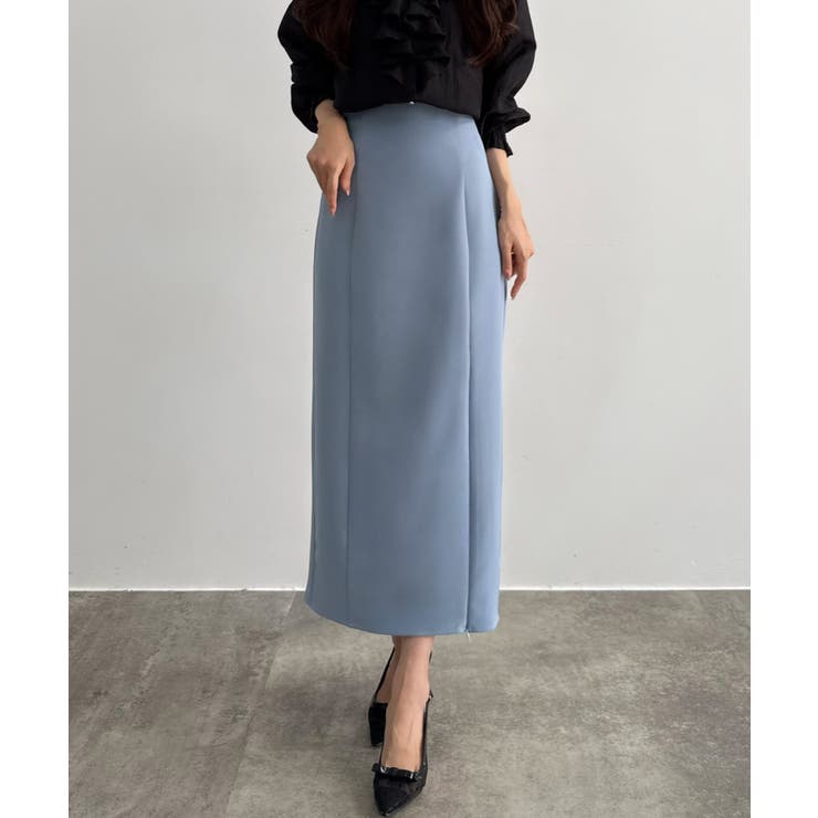 CENEA ハイウエストジップIラインスカート(通年生地) | JUNOAH | 詳細画像21 